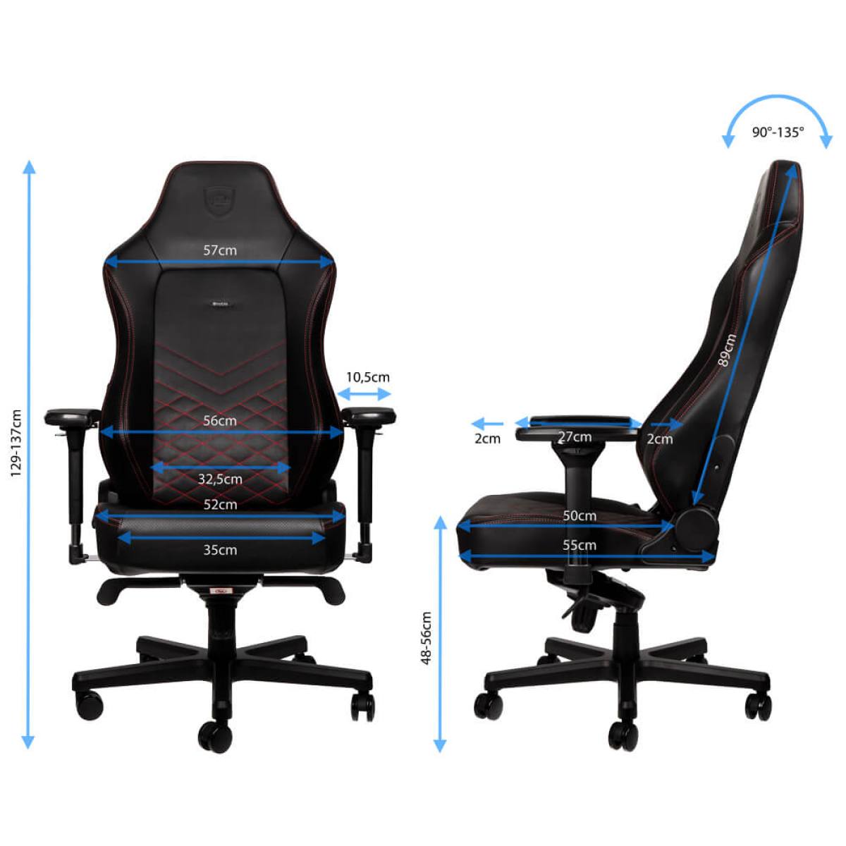 Ghế Noblechairs HERO SERIES – BLACK/RED